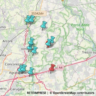 Mappa Via Veneto, 20882 Bellusco MB, Italia (4.08833)
