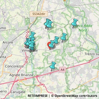 Mappa Via Veneto, 20882 Bellusco MB, Italia (3.27)