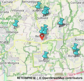 Mappa Via Amilcare Ponchielli, 20882 Bellusco MB, Italia (2.00615)