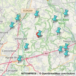 Mappa Via Amilcare Ponchielli, 20882 Bellusco MB, Italia (5.4275)