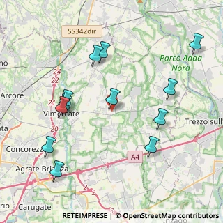 Mappa Via Amilcare Ponchielli, 20882 Bellusco MB, Italia (4.4125)