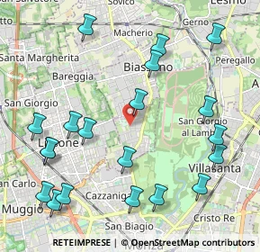 Mappa Via Ugo Foscolo, 20854 Vedano Al Lambro MB, Italia (2.4875)