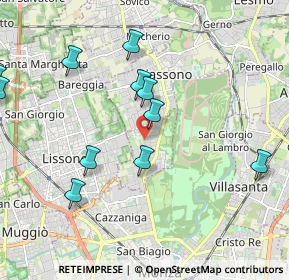 Mappa Via Ugo Foscolo, 20854 Vedano Al Lambro MB, Italia (2.38833)