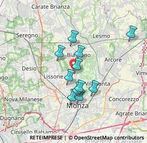 Mappa Via Ugo Foscolo, 20854 Vedano Al Lambro MB, Italia (2.72636)