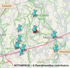 Mappa Via Alessandro Volta, 20874 Busnago MB, Italia (4.02091)