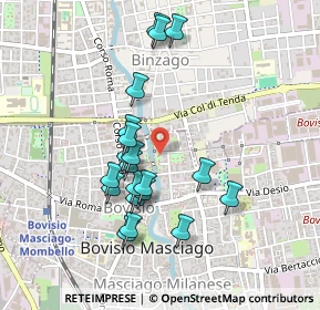 Mappa Via Pio XI, 20813 Bovisio-Masciago MB, Italia (0.42)
