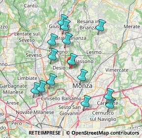 Mappa , 20851 Lissone MB, Italia (7.44357)