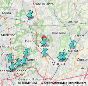 Mappa , 20851 Lissone MB, Italia (5.04615)