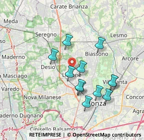 Mappa , 20851 Lissone MB, Italia (3.26333)