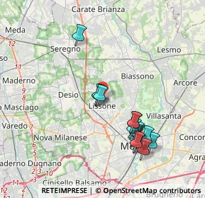 Mappa , 20851 Lissone MB, Italia (3.65933)