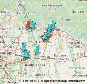Mappa Via Venticinque Aprile, 24046 Osio Sotto BG, Italia (10.54273)