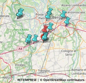 Mappa Via Venticinque Aprile, 24046 Osio Sotto BG, Italia (6.35933)