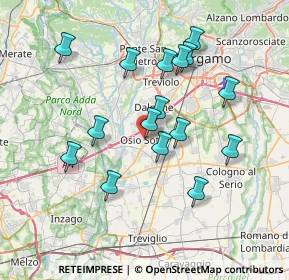 Mappa Via Venticinque Aprile, 24046 Osio Sotto BG, Italia (6.80813)