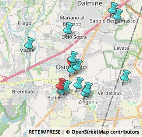 Mappa Via Venticinque Aprile, 24046 Osio Sotto BG, Italia (1.77786)