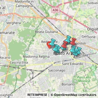 Mappa Via Pio Bondioli, 21052 Busto Arsizio VA, Italia (1.45091)