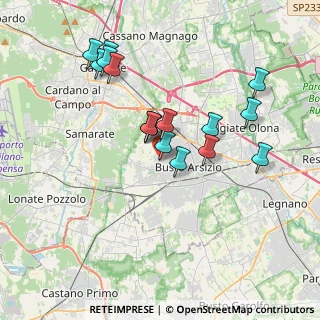 Mappa Via Pio Bondioli, 21052 Busto Arsizio VA, Italia (3.3925)