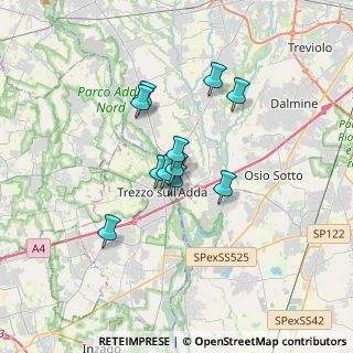 Mappa Via IV Novembre, 24042 Capriate San Gervasio BG, Italia (2.42091)