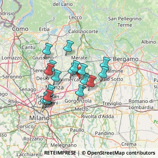 Mappa Via Brianza, 20882 Bellusco MB, Italia (11.62278)