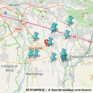 Mappa Via 25 Aprile, 24050 Calcinate BG, Italia (3.26583)
