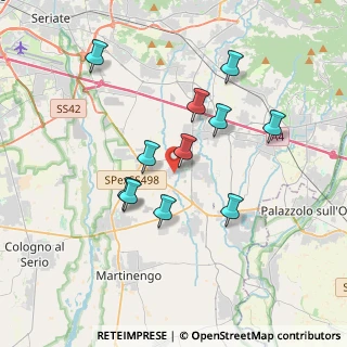 Mappa Via 25 Aprile, 24050 Calcinate BG, Italia (3.30636)