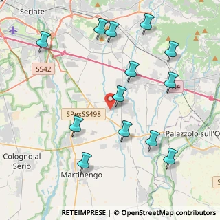 Mappa Via 25 Aprile, 24050 Calcinate BG, Italia (4.63308)