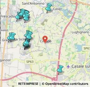 Mappa Via Serraglia, 31032 Casale sul Sile TV, Italia (2.3955)