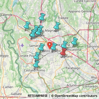 Mappa Via 21052, 21052 Busto Arsizio VA, Italia (6.568)
