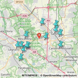 Mappa Via Enrico Fermi, 21040 Uboldo VA, Italia (4.08154)