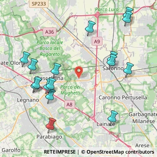 Mappa Via Enrico Fermi, 21040 Uboldo VA, Italia (5.11875)