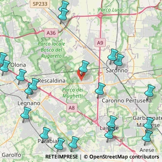 Mappa Via Enrico Fermi, 21040 Uboldo VA, Italia (6.445)