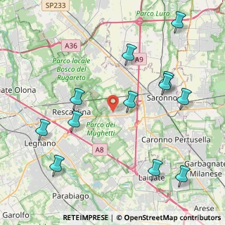 Mappa Via Enrico Fermi, 21040 Uboldo VA, Italia (4.8725)