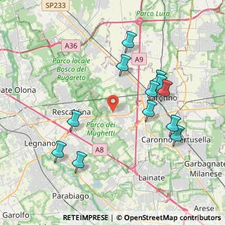Mappa Via Enrico Fermi, 21040 Uboldo VA, Italia (4.0475)