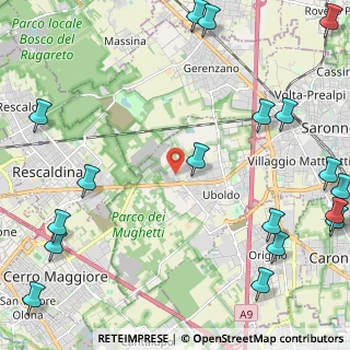Mappa Via Enrico Fermi, 21040 Uboldo VA, Italia (3.38444)
