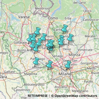 Mappa Via Vicinale della Calos, 20033 Solaro MI, Italia (10.30294)