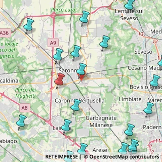 Mappa Via Vicinale della Calos, 20033 Solaro MI, Italia (6.4815)