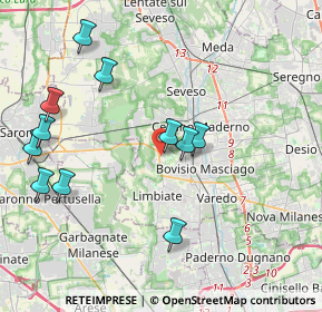 Mappa Via Monte Sabotino, 20812 Limbiate MB, Italia (4.34909)