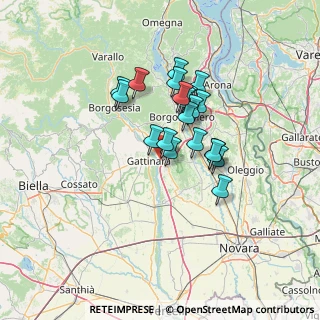 Mappa Via S. Martino, 28078 Romagnano Sesia NO, Italia (10.264)