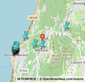 Mappa Via S. Zeno, 37010 Torri del Benaco VR, Italia (1.283)