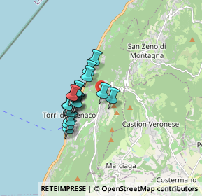 Mappa Via S. Zeno, 37010 Torri del Benaco VR, Italia (1.22421)