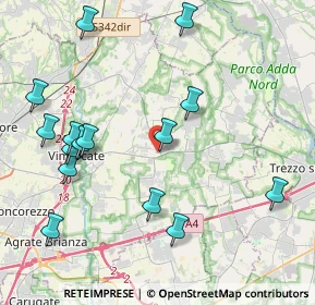 Mappa Via Giuseppe Verdi, 20882 Bellusco MB, Italia (4.656)