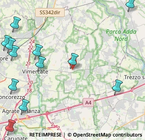 Mappa Via Giuseppe Verdi, 20882 Bellusco MB, Italia (6.59286)