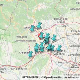Mappa 36060 Caldogno VI, Italia (10.20333)