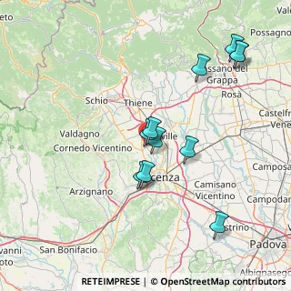 Mappa Via Guglielmo Marconi, 36060 Caldogno VI, Italia (14.87727)
