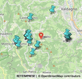 Mappa Contrada Re, 36078 Valdagno VI, Italia (1.8895)