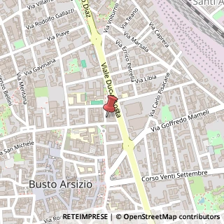 Mappa Via Gaudenzio Ferrari, 2C, 21052 Busto Arsizio, Varese (Lombardia)