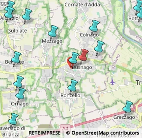 Mappa Via Vittore Scheppers Fondatore, 20874 Busnago MB, Italia (3.00235)