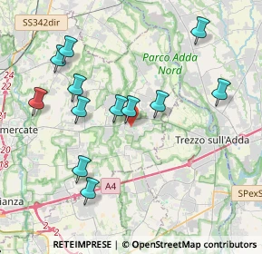 Mappa Via Vittore Scheppers Fondatore, 20874 Busnago MB, Italia (3.99417)