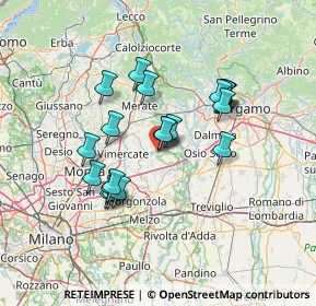 Mappa Via Vittore Scheppers Fondatore, 20874 Busnago MB, Italia (11.696)