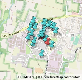 Mappa Via Vittore Scheppers Fondatore, 20874 Busnago MB, Italia (0.236)