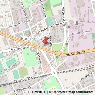 Mappa Corso Sempione, 24, 21057 Olgiate Olona, Varese (Lombardia)